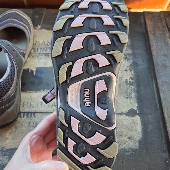 Ahnu Mary Jane Sandals Womens Sz 7.5 Slip on Gray  Pink/Purple Gorpcore Outdoor - Picture 7 of 14